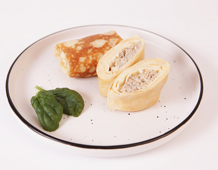 Блинчики Домашние с мясом